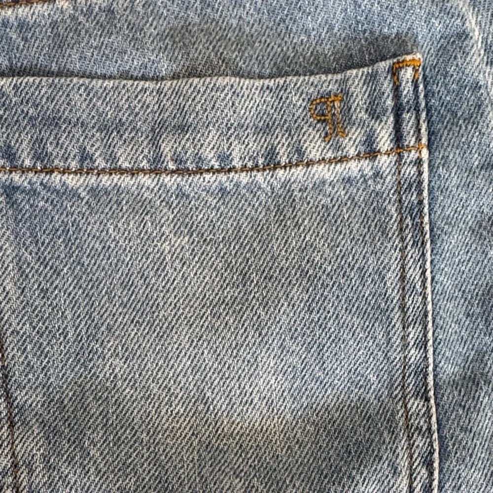 Pilcro Light Blue Denim Bermuda Shorts - Picture 3 of 4